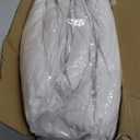 APSMILE Luxury 100% Organic Cotton Down Feather Fibers Comforter California King Fluffy Comforter, High Fill-Power Medium Warmth All Season Duvet Insert (104x96, Ivory White)