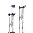 GCCSJ 24''-40'' Drywall Stilts for Adults Adjustable Heights Aluminum Work Stilt with Protective Knee Pads for Sheetrock Drop Ceiling Painting Painter Pruning Branches or Cleaning