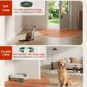 MIMOFPET Wireless Pet Barrier for Cats Dogs - Outdoor Indoor Barrier Waterproof with Adjustable Safe Static Intensity,Adjustable Range up to 8.2 ft, Rechargeable Color Display Barrier System-Green