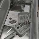 Stainless Steel Litter Box, 2 Pack XL Metal Cat Litter Boxes with Lid High Sided Enclosed for Big Cat and Multiple Cats, Anti-Urine Leakage | Non-Stick Bottom & Includes Scoop (Silver Gray)