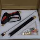 TOOLCY Pressure Washer Gun, Adjustable Power Washer Swivel Gun and Extension Wand, 4000 PSI, 7 GPM, M22-14mm to 3/8" Quick Connection, 5 Nozzle Tips, Fit Most Power Washer