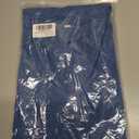 Womens Cap Sleeve T Shirts V Neck Casual Tops Oversized T-Shirt Summer Trendy Lightweight Loose Fit Basic Tees (Blue, L)