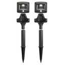 Beams MB572 35 Lumen Wireless Motion Sensing LED Path Lights, 2-Pack, Brown