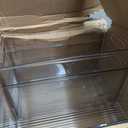 iDesign Plastic Clear Storage Bin With Handles, Set of 4, Clear