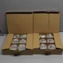 DEVI 24pcs Glass Votive Candle Holders, Clear Glass Candle Holder for Floating Candle&Tea Lights, Wedding Centerpieces for Tables, Bridal Baby Shower Party Table Decor