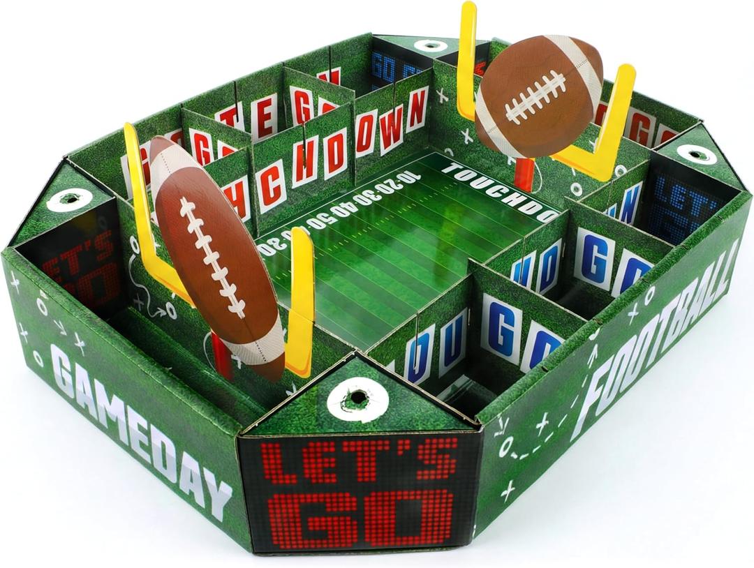 JOYIN 1 Pcs Football Snack Trays, Large Stadium Shaped Serving Tray for Football Party Supplies, Sport Snack Plates for Parties Table decoration, Paper Platter for Sport Celebration Table Favor