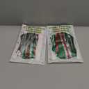 LOLStar 3 Pack Christmas Party Decorations 3.3 x 6.6ft Foil Fringe Curtains Red Silver Green Tinsel Metallic Photobooth Props Backdrop Streamers for Christmas in July, New Year, Ugly Sweater Party