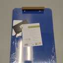 Mr. Pen- Plastic Clipboard, 12.5 x 9, Navy Blue, Clipboard Plastic, Low-Profile Metal Clip with Retractable Hanging Hole