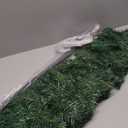 Kritkin Garland Hanger with 8.8 ft Christmas Pine Garland for Mantel Holder for Door Frame Adjustable to Different Door Widths Decorative Xmas and Holiday Decoration No Nails or Screws