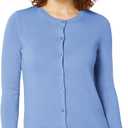Amazon Essentials Women's Lightweight Crewneck Cardigan Sweater (Available in Plus Size)
