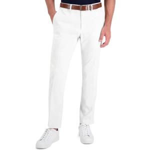 Men's Cozy Hidden Expandable Waist Dress Pants | Premium Stretch Texture Weave Work to Weekend Pants (30W x 30L, White) Men's Cozy Hidden Expandable Waist Dress Pants | Premium Stretch Texture Weave Work to Weekend Pants (30W x 30L, White)