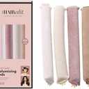The Hair Edit Volumizing Hair Rods for Overnight Curls No Heat Hair Rollers for Long or Medium Length Hair, Soft Curlers for Women, Damage-Free Styling Tools for Volumizing Waves 4 Pack 10.5" Long