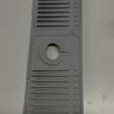 Faucet Mat for Kitchen Sink - 2024 Upgraded Premium Silicone Splash Guard with Fast Drying Properties - Protective Sink Tray Ideal for Stone Sinks in Kitchen & Bathroom (1, Gray)