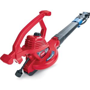 Toro 51621 UltraPlus Leaf Blower Vacuum, Variable-Speed (up to 250 mph) with Metal Impeller, 12 amp,Red
