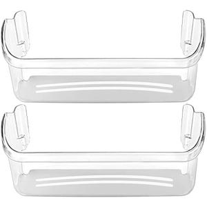 Upgraded 242126602 Refrigerator Door Bin Shelf Replacement Part Compatible with Frigi.daire Refrigerator Door Shelf 2421266 PS12364199 FFSS2625TS0 LFSS2612TF0 Door Shelf Shelves by AMI PARTS (2 Pack)