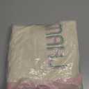3 Pcs Empty Mahjong Canvas Bag Gift Embroidered American Mahjong Set Incl Tiles Bag and Racks & Pushers Drawstring Bags(Light Pink,Regular)