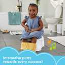 Fisher-Price 2-N-1 Toddler Toilet Cheer for Me! Potty Training Seat with Sounds and Phrases and Removable Potty Ring