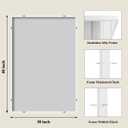 Koonmi White Rectangle Wall Mirror, 30x40 Inch Bathroom Mirror, Aluminum Frame Vanity Mirror for Entryway, Living Room, Bedroom Bathroom, Hangs Horizontally or Vertically