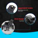 Fog Lights Assembly for 2001 2002 2003 Dodge Durango Replacement Fog Lamps Kit for 2001 2002 2003 2004 Dodge Dakota with 881 12V 27W Halogen Bulb Clear Lens