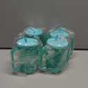 4 Pcs Adult Sippy Cups for Elderly, 12 oz Plastic Spill Proof CupSippy Cups for Adults Elderly Drinking Cups, with 2 Handles Straw and Lid for Adults Hospital Disabled Dysphagia Patients