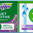 Swiffer Sweep + Mop, Wet Pads Refill, Floor Cleaner for Dirt, Dust, Hair, Cleaning Cloths for Mopping Home, Bathroom, Kitchen, All Purpose Multi-Surface Floor Wipes, Lavender, 12ct