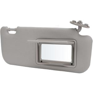 Front Right Passenger Side Sun Visor, Gray Right Passenger Side Interior Sun Visor Sunshade, 74310 02G40 B0, 7431002G40B0, Sunvisor Replacement, Easy to Install