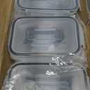 PRAKI Airtight Food Storage Containers Set with Lids - 24 PCS, BPA Free Kitchen and Pantry Organization, Plastic Leak-proof Canisters for Cereal Flour & Sugar - Labels & Marker (Black)