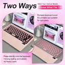 Universal Laptop Keyboard Cover for Long Nails - Comes with a Separate DIY Film, Raised Keyboard Sticker to Protect Long Nails for Mac/HP/DELL/Lenovo/Acer/Asus/Samsung