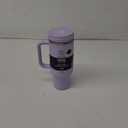 Takeya 40 oz Stainless Steel Tumbler with Lid and Two Straws, Premium Quality, Double Wall Insulated, With Handle, Keep Drinks Cold for Up to 24 Hours, Vivacity Purple
