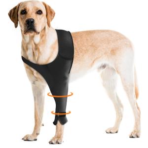 Dog Recovery Sleeve for Front Leg Single Dog Leg Sleeve to Stop Licking Breathable Protection for Joint Pain, Elbow Injuries, Hot Spots, Surgery, Wound Care as Cone Alternative(Left,M)
