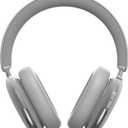 Freepods 120H Playtime Bluetooth ANC/ENC Pro-Level Active Noise Cancelling Over-Ear Headphones Wireless, Headphones with Built-in Microphone Type-C Charging for Call Travel Sports Gym (Silver)