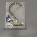 VONDERSO 6 Inch Floating House Numbers for Outside, Modern Metal Address Number 2, Durable Weather-Resistant Gold Powder Coated Finish, No Fading (Gold)