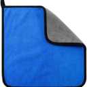 Bath Washcloths Laundry Towels Detail Supplies Interior Products Clothes Cleaning Care Kits for Microfiber Accessories Cloth Drying(Blue)