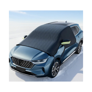 2PCS Windshield Snow Cover, Car Windshield Cover for Ice and Snow, Automotive Large Magnetic Windshield Frost Cover With Side Window and Mirror Protector in Winter, Suitable for Most Vehicle,Sedan,SUV