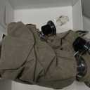 JefDiee Inflatable Foot Rest Pillow, Kids Airplane Bed, Adjustable 3 Layers Height Leg Rest Pillow, Airplane Travel Essentials Great for Office, Home, Trains, Cars (Grey)