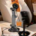 OHLPRO for MagSafe Cup Holder Car Mount Charger for iPhone 17, 15W Fast Charging Magnetic Cupholder Phone Mount, Compatible with iPhone 16 15 14 13 12 Series, for Kids Road Trip Essentials