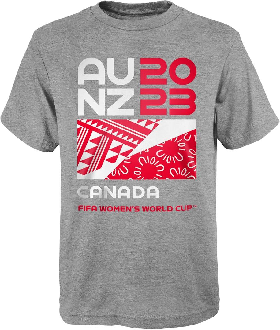 Outerstuff FIFA 2023 Women's World Cup Graphic Tee (X-Large, Multicolor)