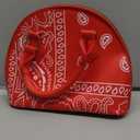 Mini Zip Around Dome shoulder  Bag Women's Shape Purse Satchel Patent Leather Top Handle Tote Red