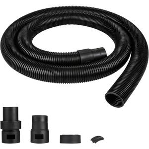 Shop-Vac 9050333 Vacuum Hose for Standard or Locking Inlets, 8-Foot x 2.5 Inch Diameter, Prevents Clogging With Bulky Debris, (1-Pack)