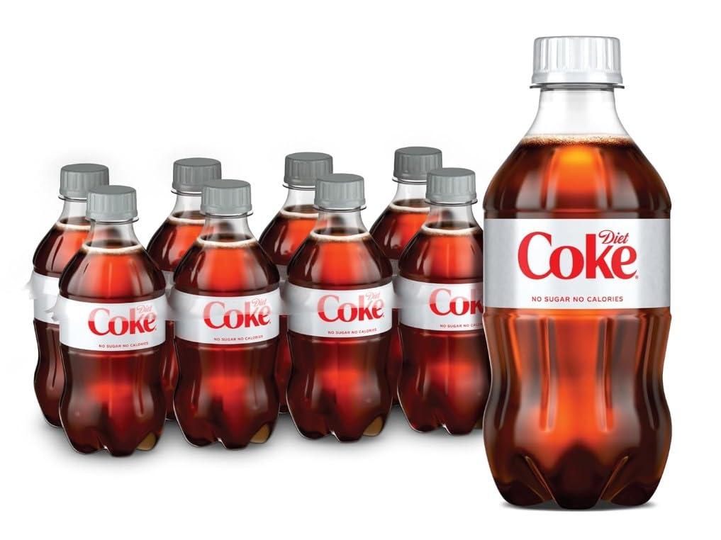 Diet Coke Soda Soft Drink, 12 fl oz, 24 Pack EXP: 08/10/2026