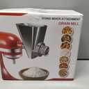2026 Grain Mill Attachment for KitchenAid Stand Mixer, All Metal 9 Levels Flour Mill for KitchenAid, Fit for Grinding Wheat, Corn, Oats, Millet, Coffee Beans