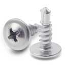 (250pcs) #8 x 1/2" 410 Stainless Steel Self Tapping Screws for Metal Plastic & Wood, Phillips Drive Modified Truss Head, High Strength Sheet Metal Screws (#8  1/2")