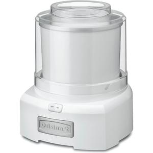Cuisinart Ice Cream Maker, 1.5 Quart Double Insulated, Sorbet and Frozen Yogurt Maker, Ready in 20 Minutes, ICE-21P1, White