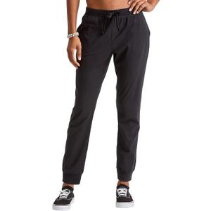 Hanes Women's Originals Cotton Joggers, 100% Cotton Jersey Sweatpants for Women, 29" Inseam (Large, Black)