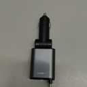 LISEN Car Charger USB C Fast Charge, Retractable Car Charger USB C [Ultra-Compact] for Car Accessories for Women Men Phone Type C Charging for iPhone 17 Pro Max 16 15 Samsung S26 S25, MacBook Neo (Grey)