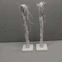 EAMBRITE Lighted Birch Tree Christmas Decorations Indoor for Home, 2Pack 24 LED Battery Operated/USB Tabletop Mini Small Artificial White Trees with Lights for Table Mantel Winter Xmas Decor (2FT)