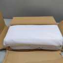 Fitable 6 Pack White Round Tablecloths - 120 Inches in Diameter - Stain Resistant and Washable Table Clothes, Polyester Fabric Table Covers for Wedding, Party, Banquet, Formal Events