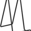 Large Plate Holder Display Stand - 10 inch Tall Plate Stands for Display - Metal Picture Frame Stand - Big Tabletop Easel Stand for Decorative Plates | Platter | Book | Plaque | Tile - 2 Pack - Black