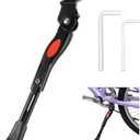 Adjustable Bike Kickstand for Kids 16-20 Inch Bicycles - Rustproof Aluminum Alloy with Anti-Slip Foot, Easy Installation, Durable Bicycle Stand