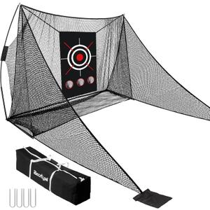 10x7FT Golf Hitting Net, Golf Practice Net with Side Wings for Backyard